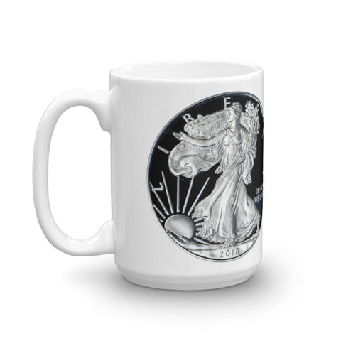 The Proof Silver Eagle Espresso Grande Mug