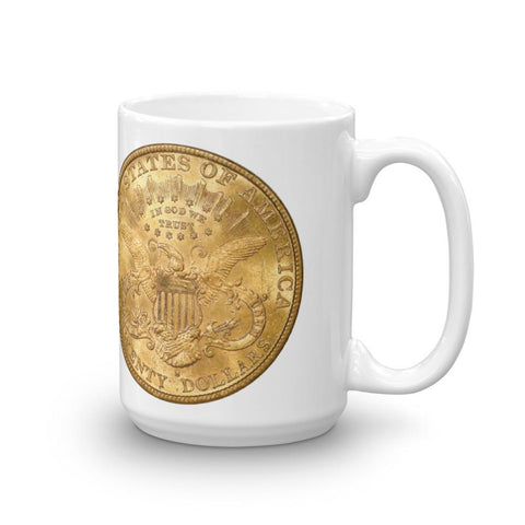$20 Liberty Gold Double Eagle Latte Mug
