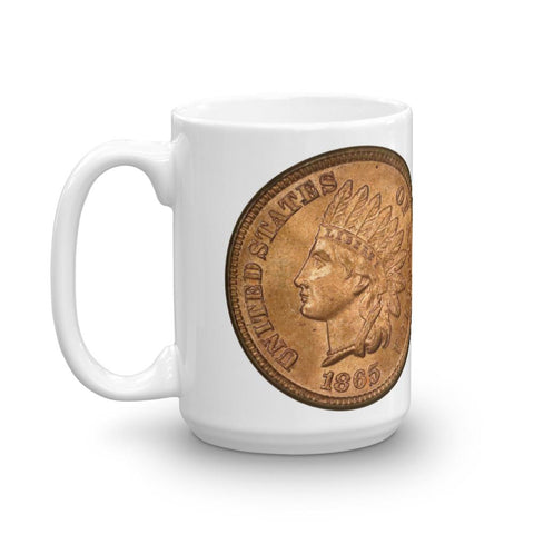 The 1865 Indian Cent Redeye Coffee Mug