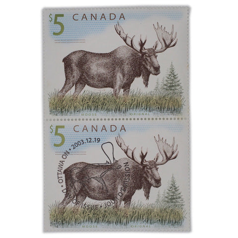 2004 Royal Canadian Mint "The Majestic Moose" Stamp and Coin Set