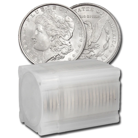 PQ BU Mixed Date Morgan Dollar 20-Coin Rolls Special