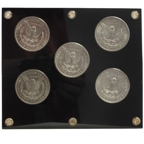1878-S to 1882-S U.S. Morgan Dollars "First Five 'S' Mints" Set - PQBU in OGP