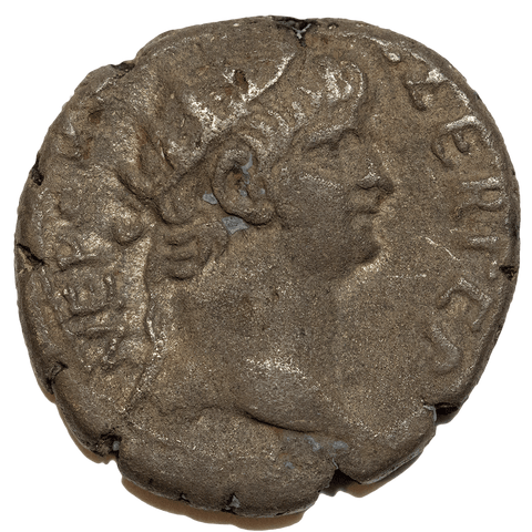 Roman Provincial, Nero Billon Tetradrachm of Roman Egypt. Year 10 (63-64 AD) - Fine