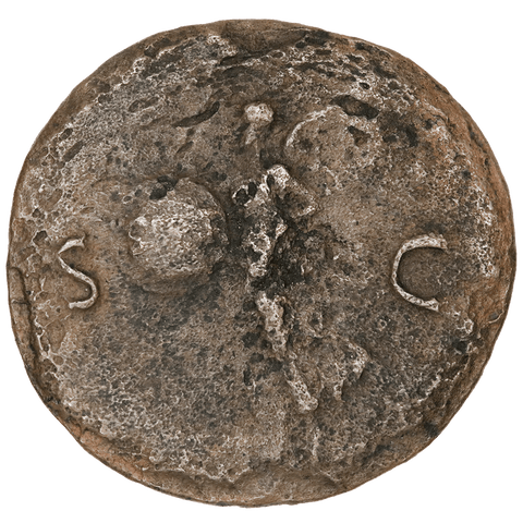 Roman Imperial, Nero Bronze AE28, 54-68 AD, Very Good