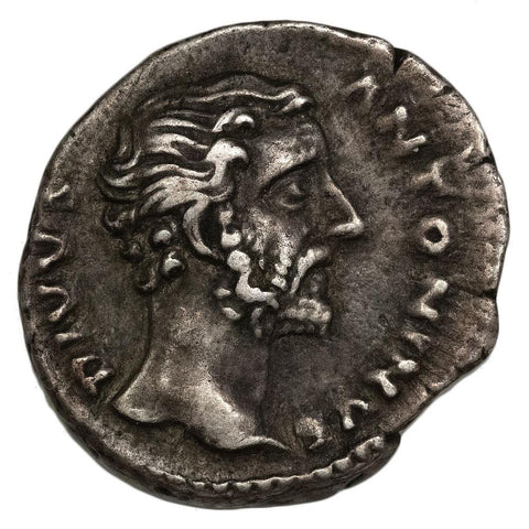 Roman Empire Divus Antoninus Pius 138-161 AD, AR Denarius, Posthumous - Very Fine