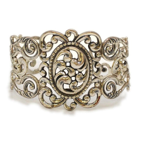 Danecraft Sterling Silver Filigree Cuff Bracelet