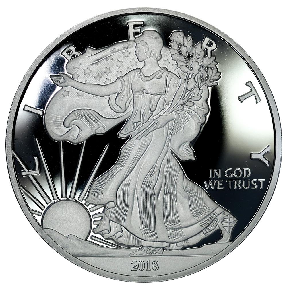 Walking Liberty One Pound 16 Troy Ounces Silver Round .9999 Silver