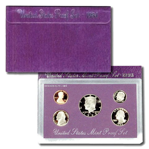1984 to 1993 “Purple Pack” Ten Proof Set Deal - Under Wholesale Bid!
