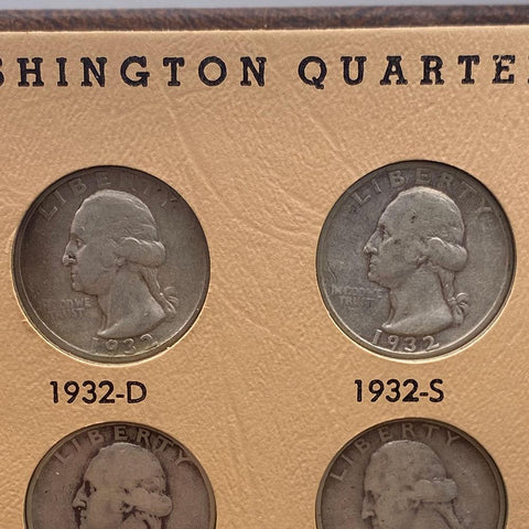 1932 to 1983 P-D-S Washington Quarter Sets - Good/Very Good to Uncirculated