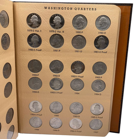 1932 to 1994 P-D-S Washington Quarter Sets (plus extras) - Good to Uncirculated