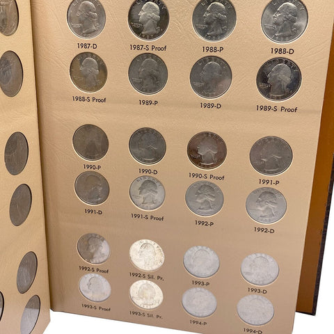 1932 to 1994 P-D-S Washington Quarter Sets (plus extras) - Good to Uncirculated