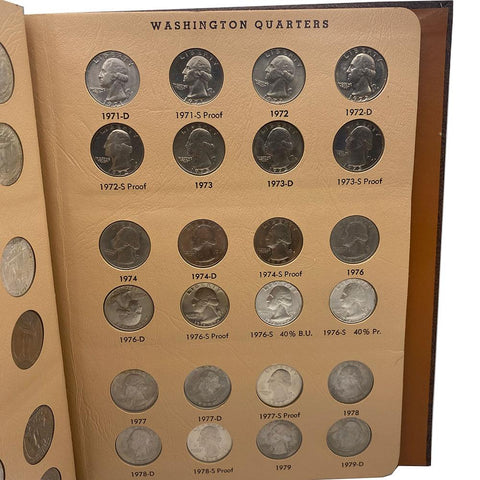 1932 to 1983 P-D-S Washington Quarter Sets - Good/Very Good to Uncirculated