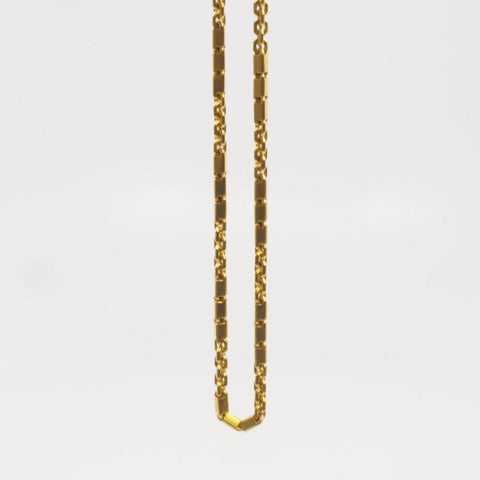 24K .9999 Solid Gold Chain - 30" Long