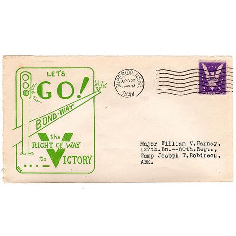 Apr 27, 1944 Right of Way to Victory Patriotic Cover
