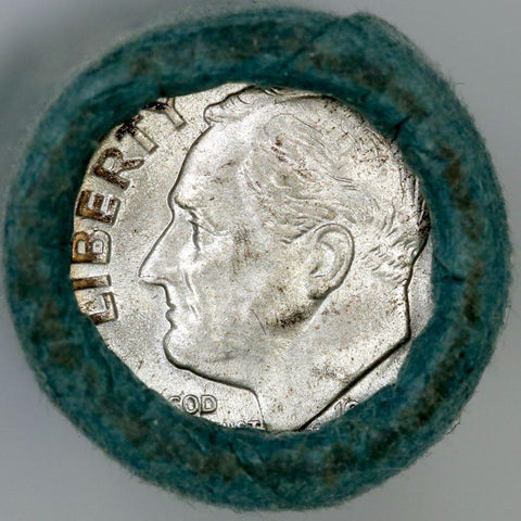 Pre-1965 Mercury & Roosevelt Dime Rolls on Special