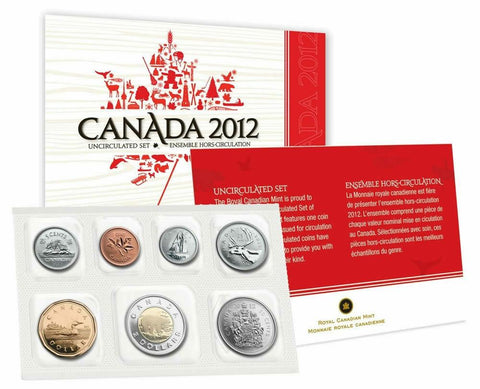 2012 Royal Canadian Mint Canada Uncirculated Set