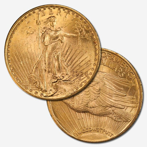 TGIF 2016-05-20 - $20 Saint Gaudens Double Eagle Gold Coins - PQ Brilliant Uncirculated
