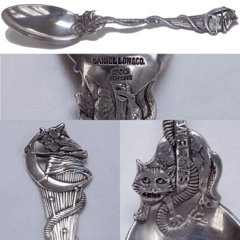 Daniel Low and Co. Sterling Silver Salem Witch Souvenir Spoon