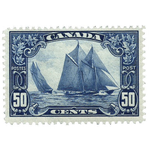 Canada Scott #158 1929 50c Bluenose - VF Mint NH OG