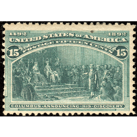 Scott #238 1893 15¢ Columbian - F NH OG