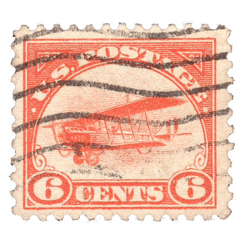Scott #C1 1918 Air Mail 6¢ Jenny - VF+ Used