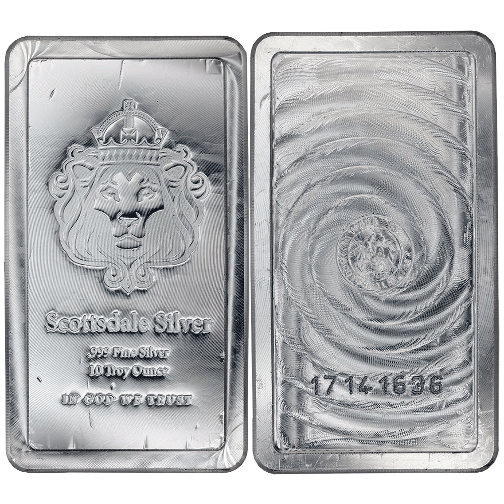 10 oz Scottsdale Mint .999 Silver 