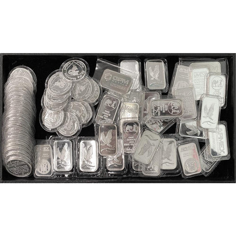 Secondary Market 1 oz .999 Silver Bars & Rounds - 75¢ Over Spot