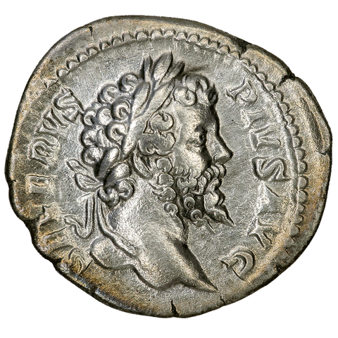 Roman Empire, Septimius Severus, AR Denarius, 193-211 AD, Very Fine