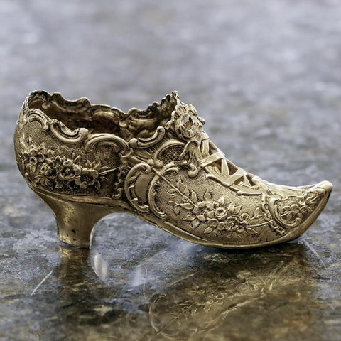 Magnificent Late-19th Century .800 Silver Sewing Slipper - Hanau Germany