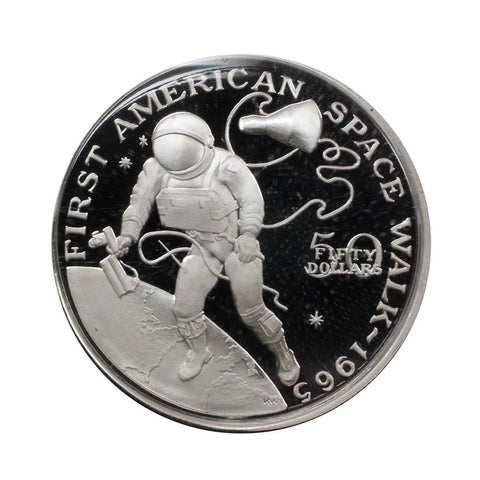 1989 "Milestones of Space Exploration" 24-Coin $50 Commemorative Silver Proof Set