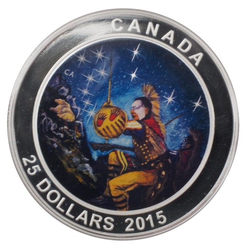 2015 RCM $25 Star Charts "The Wounded Bear" Fine Proof Coin - Gem Proof in OGP