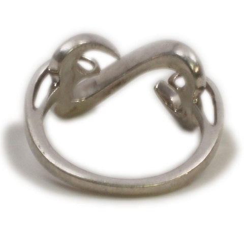 Jane Seymour Sterling Silver Open Hearts Ring