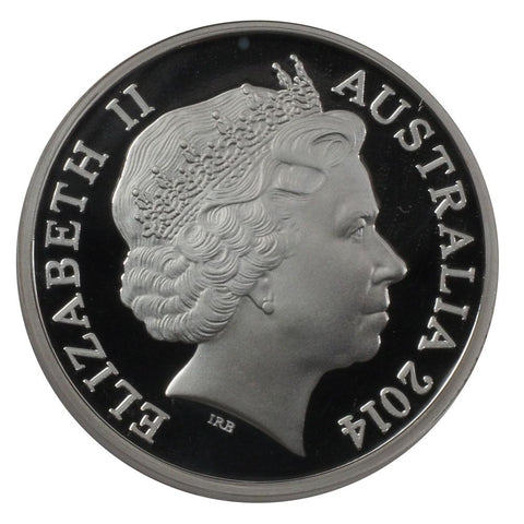2014 Australian Silver Proof Dollar "A Voyage to Terra Australis" - Gem Proof in OGP
