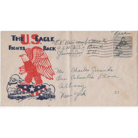 Apr. 17, 1945 "The U.S. Eagle Fights Back" WW2 Patriotic Cover