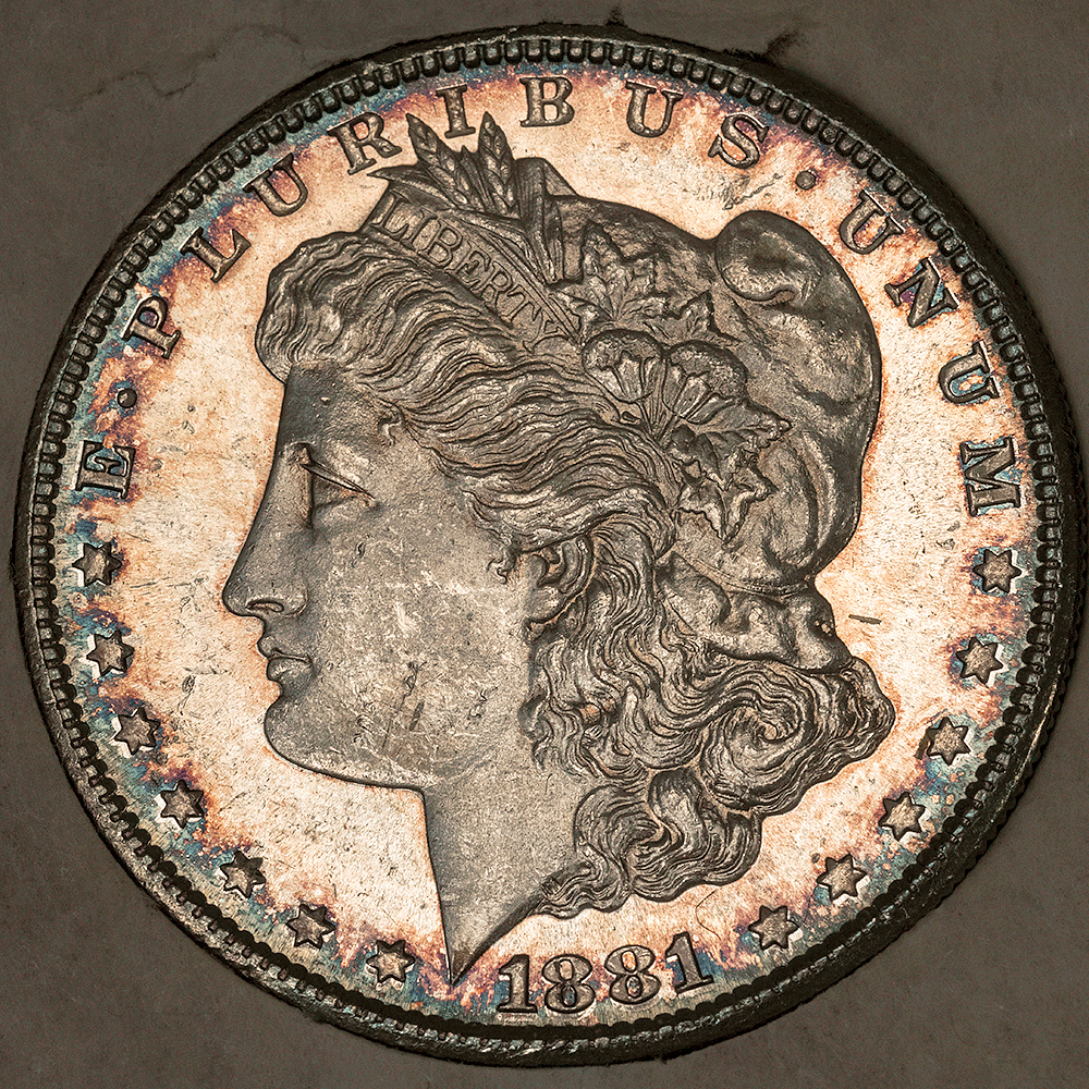 Pretty 1881 S Morgan Dollar in Vintage