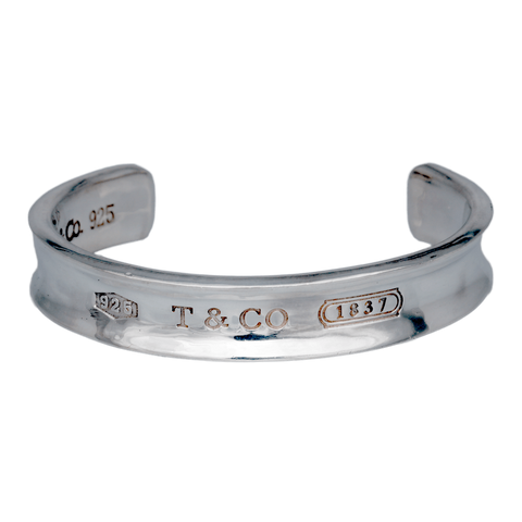 Sterling Tiffany & Co 1837 Cuff Bracelet, up to 7" Wrist
