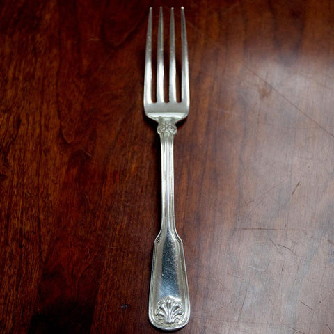 Tiffany & Co Sterling Silver Shell & Thread Luncheon Fork
