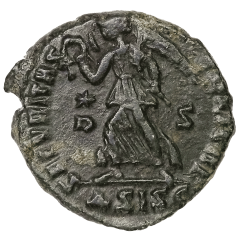 Roman Imperial, Valentinian AE3, Aquileia, 364-275 AD, F/VF (deposits)