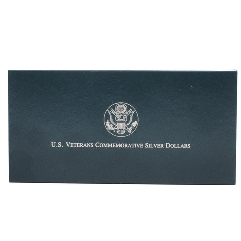 1994 U.S. Veterans Commemorative Silver Dollar 3-Coin Proof Set - Gem Proof in OGP w/ COA