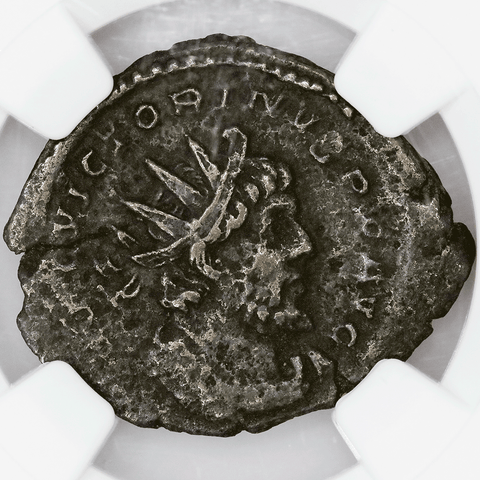 Romano-Gallic Empire, Victorinus BI Double-Denarius, 269-271 AD, NGC Choice VF