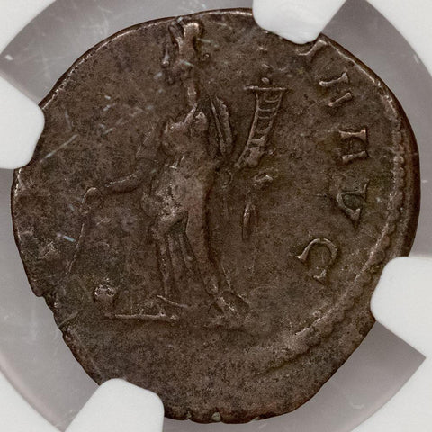 Romano-Gallic Empire, Victorinus BI Double-Denarius, 269-271 AD, NGC Very Fine