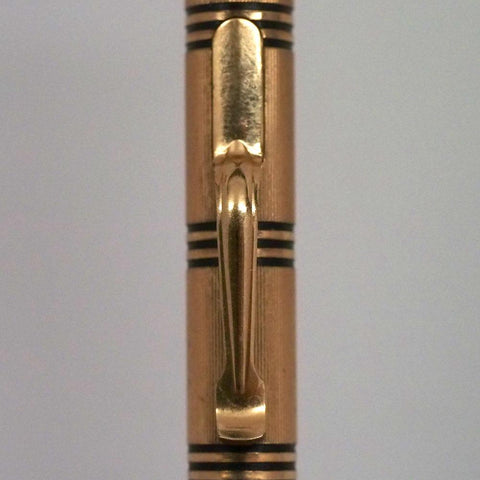 Vintage Wahl Eversharp Gold-Filled Mechanical Pencil - Black Stripes Design