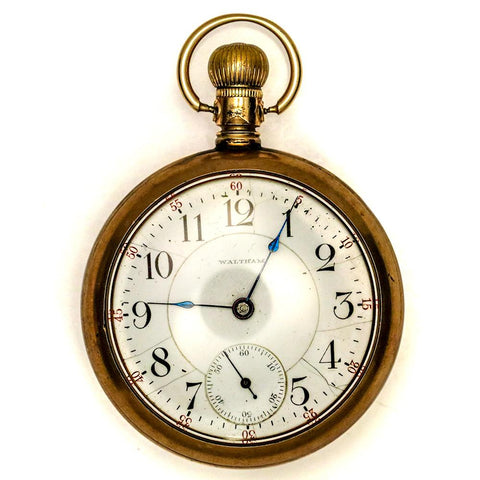 1900 Waltham Gold Filled Pocket Watch - 17 Jewel, Model 1883, Grade A.T. & Co., Size 18s