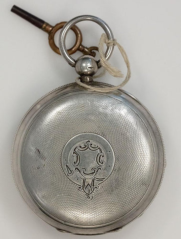 1897 Waltham Sterling Silver Pocket Watch - 7 Jewel, Model 1883, Grade Am.W.Co., Size 18s