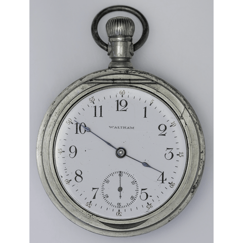 1904 Waltham Nickel Pocket Watch - 7 Jewel, Model 1883, Grade No. 18, Size 18s