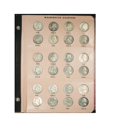 1932 to 1998 P-D-S Washington Quarter Sets - Good/Very Good to Uncirculated