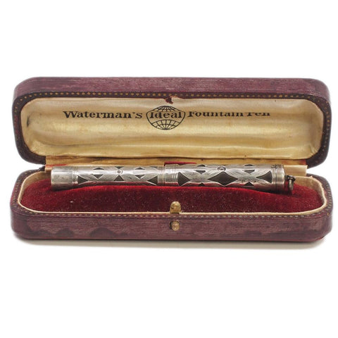 1920's Sterling Silver Waterman 452 1/2V Fountain Pen
