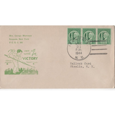 Mar. 21, 1944 "We Can All Work for Victory" WW2 Patriotic Cover