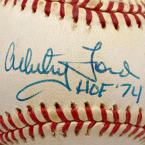 Whitey Ford (NY Yankees) HOF 1974 Autographed American League Baseball