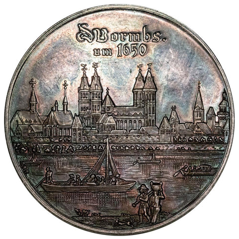 (ND) German Medal, City of Worms - 40mm, .986 Fine, 30.2 grams